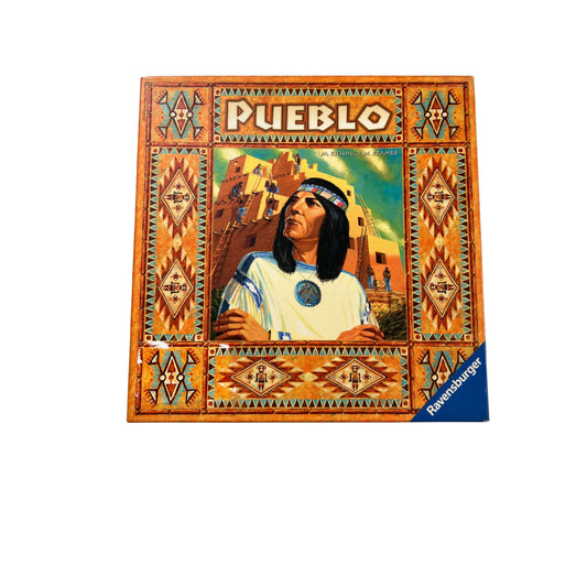 PUEBLO Brettspiel Gesellschaftsspiel Ravensburger 2002 – SKU A12451 – Gesellschaftsspiel gebraucht kaufen bei Brettspielimperium