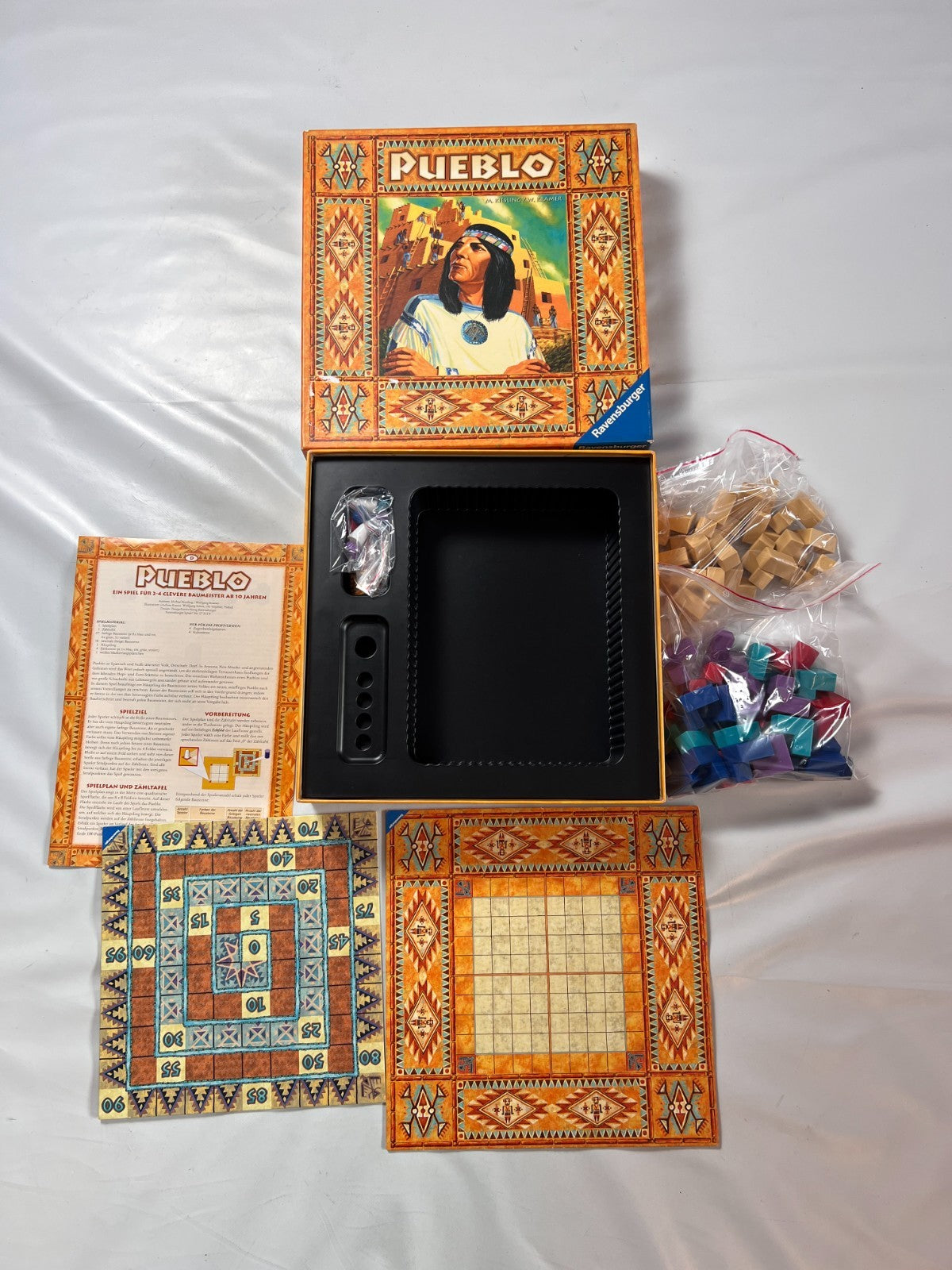 PUEBLO Brettspiel Gesellschaftsspiel Ravensburger 2002 - Vollständig - Ansicht 2