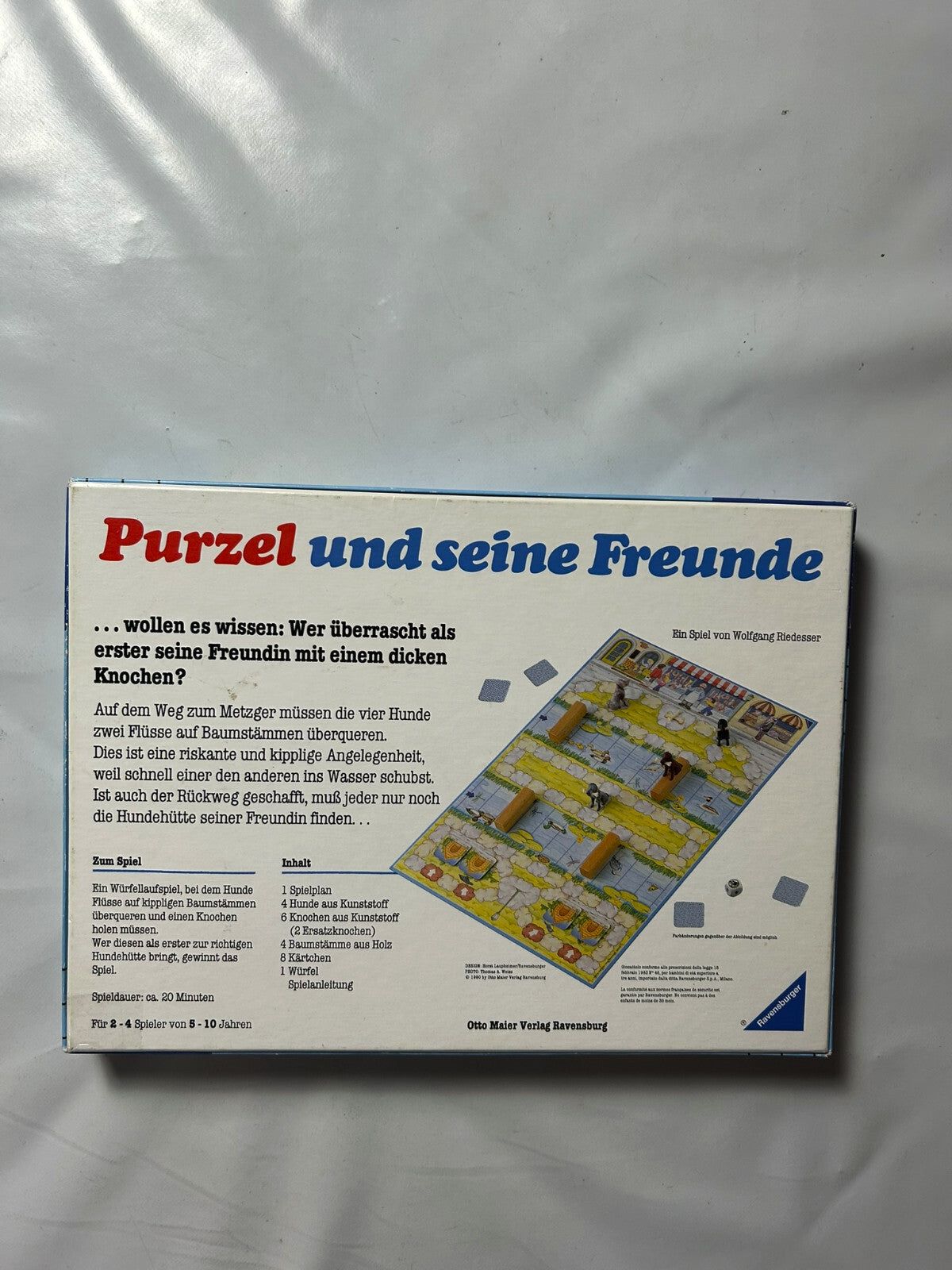 Purzel und seine Freunde  Ravensburger Brettspiel Kinderspiel  Vollständig - Ansicht 9