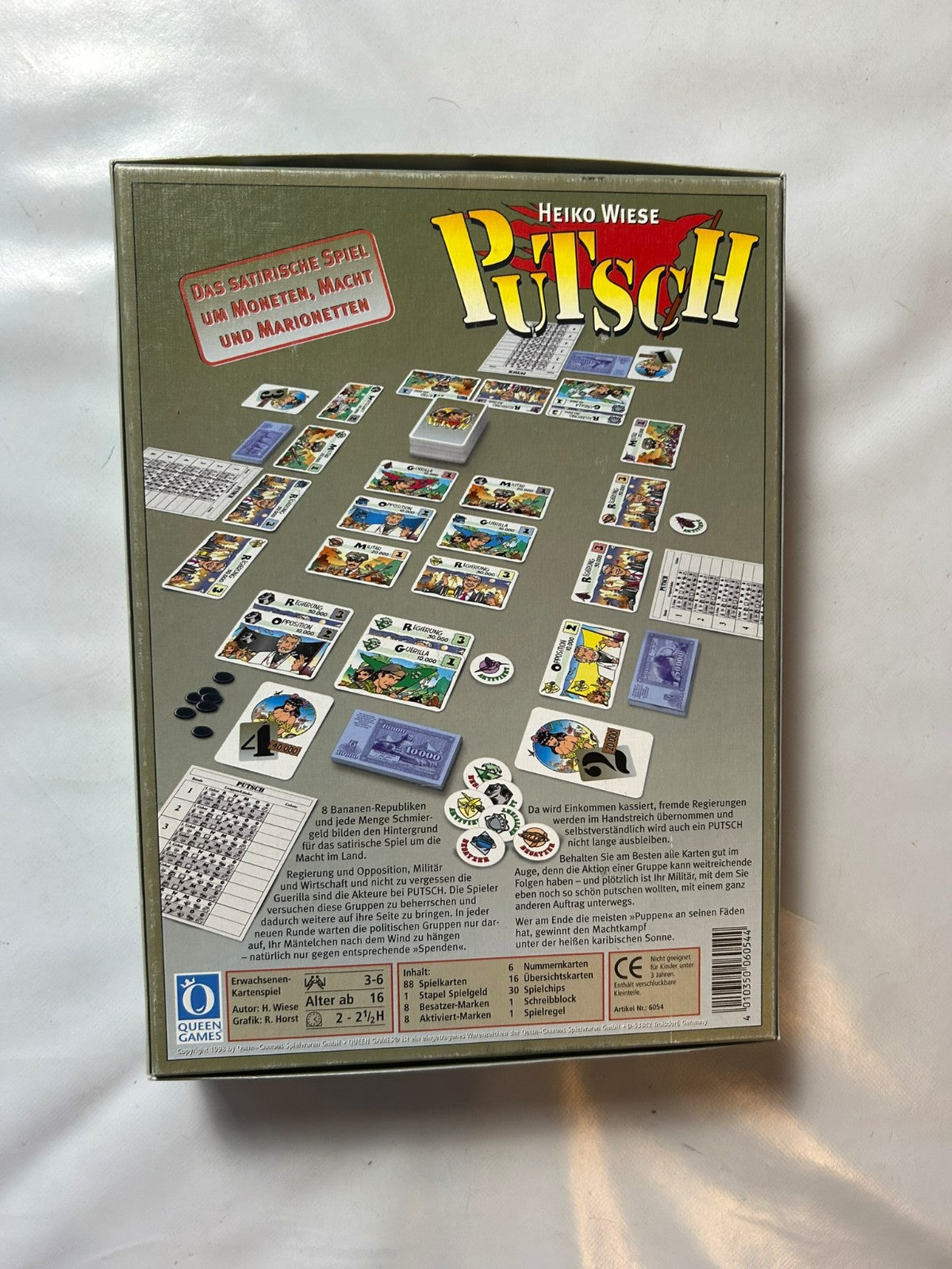Putsch Familienspiel Gesellschaftsspiel Queen Games  Vollständig - Ansicht 8