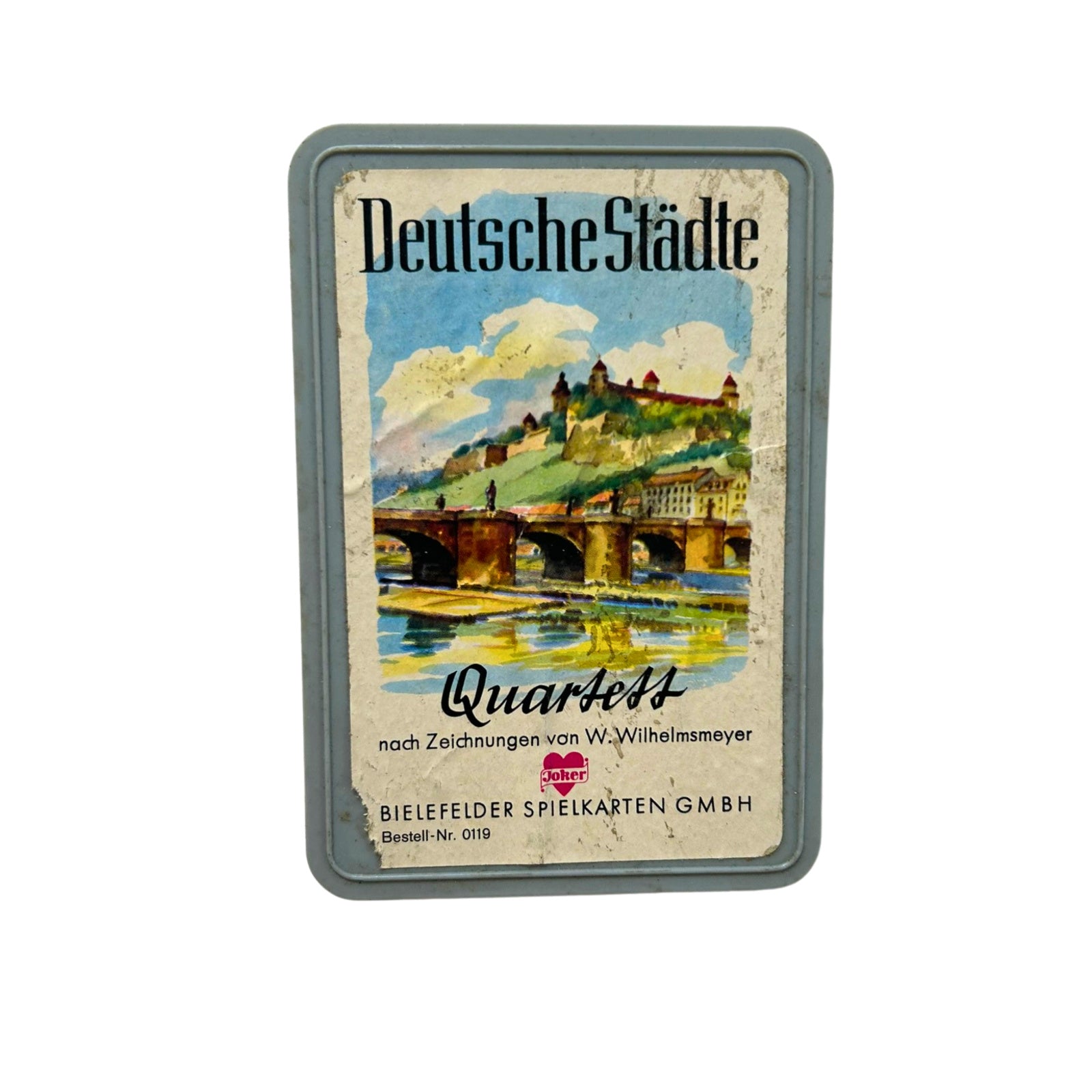 Quartett Bielefelder Spielkarten, "Deutsche Städte" Nr. 0119 – SKU A5968 – Kartenspiel gebraucht kaufen bei Brettspielimperium