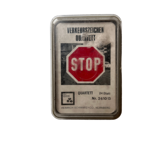 Quartett - VERKEHRSZEICHEN - Nürnberger Spielkarten - Nr. 261013 - H. Schwarz - Ansicht 1
