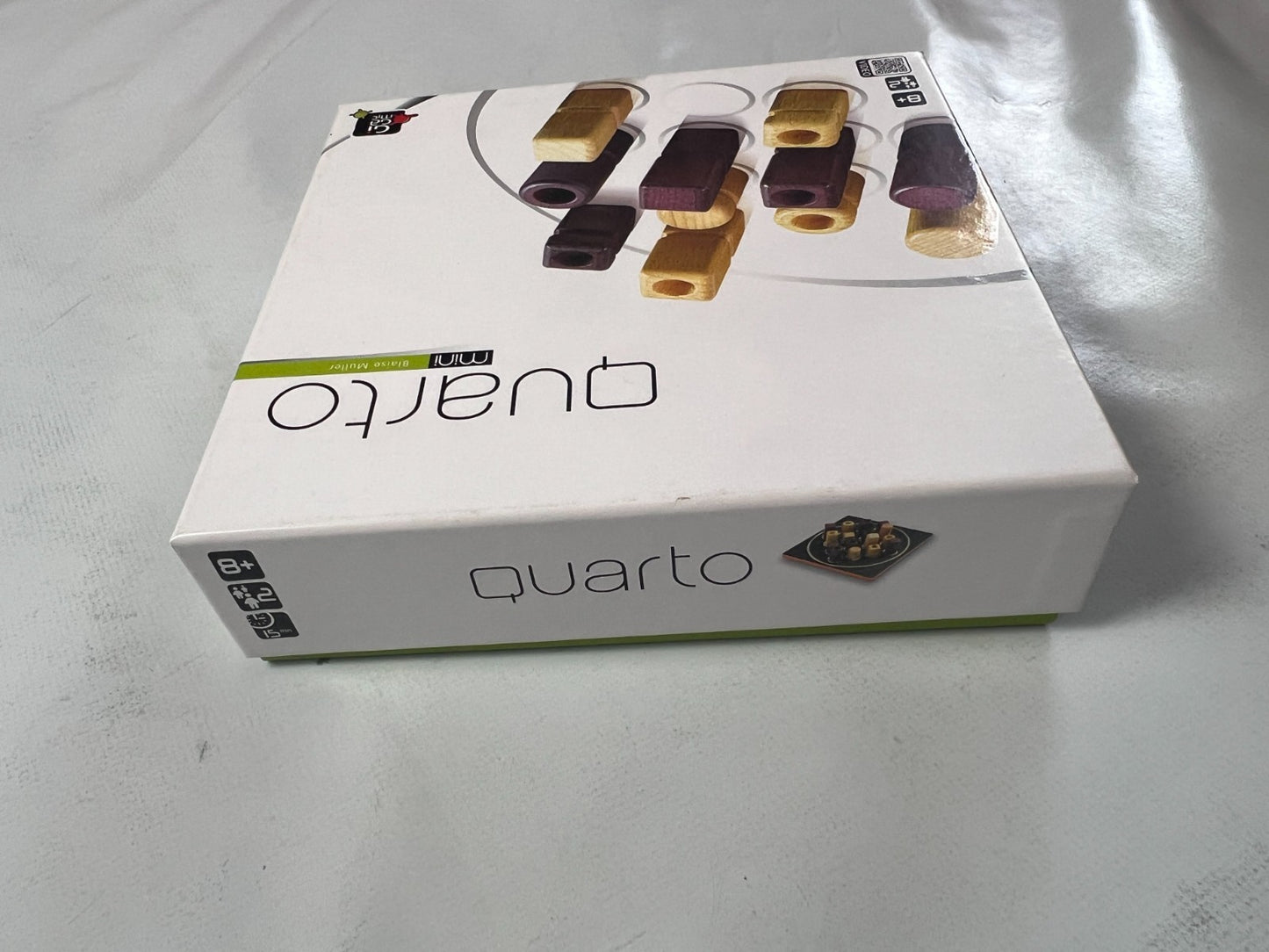 Quarto mini Blaise Muller Brettspiel Strategie 2015 Gigamic  Vollständig - Ansicht 6