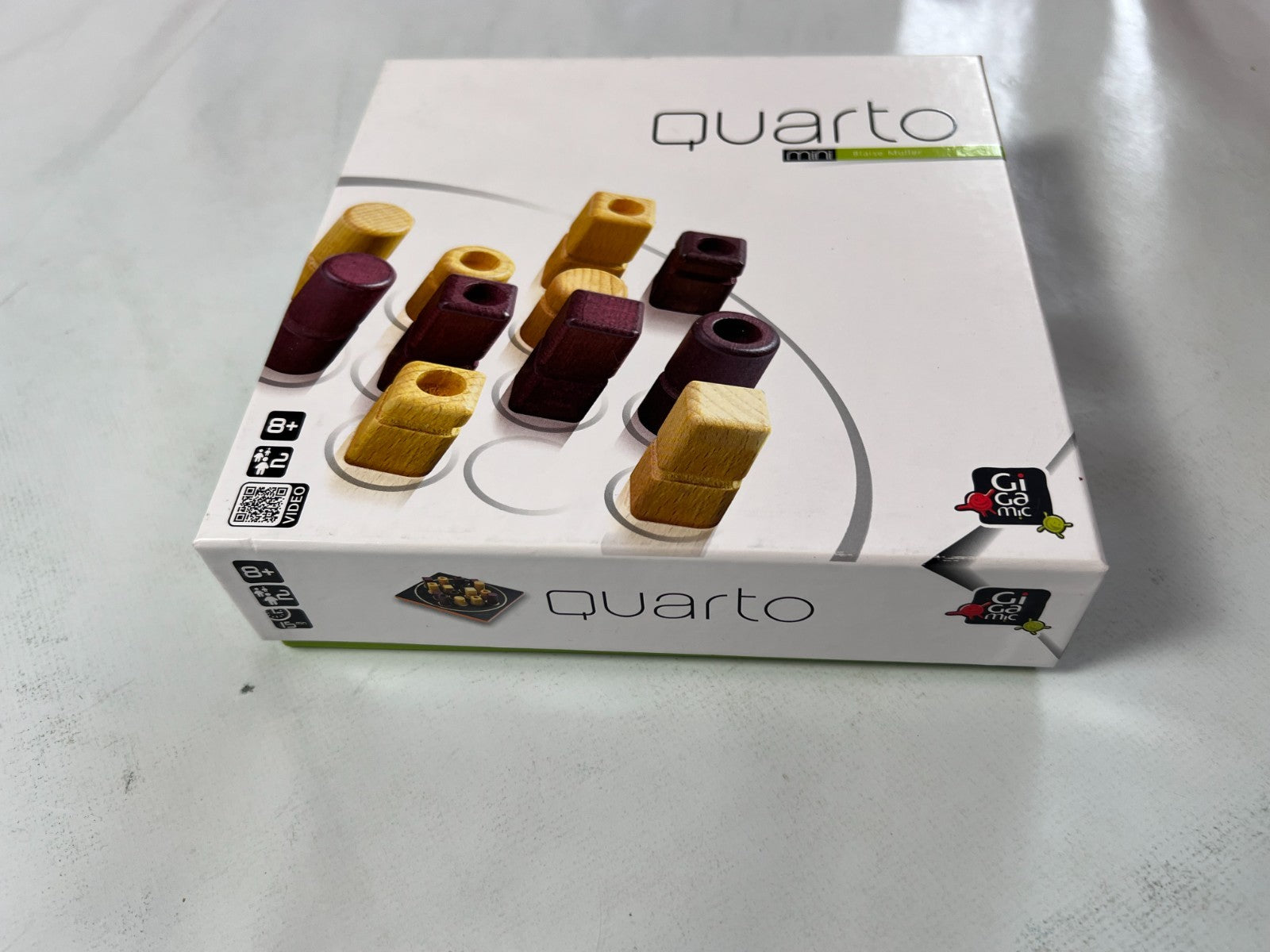 Quarto mini Blaise Muller Brettspiel Strategie 2015 Gigamic  Vollständig - Ansicht 8