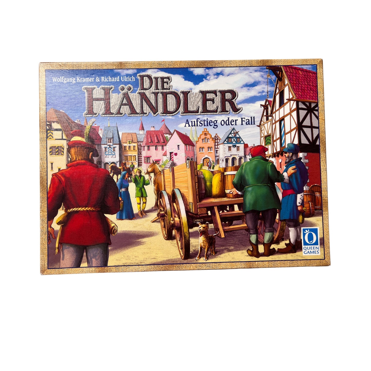 Queen Games Die Händler Aufstieg oder Fall – SKU W9449 – Gesellschaftsspiel gebraucht kaufen bei Brettspielimperium