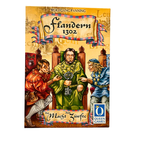 QUEEN GAMES - FLANDERN 1302 - DIE MACHT DER ZÜNFTE – SKU A12318 – Gesellschaftsspiel gebraucht kaufen bei Brettspielimperium