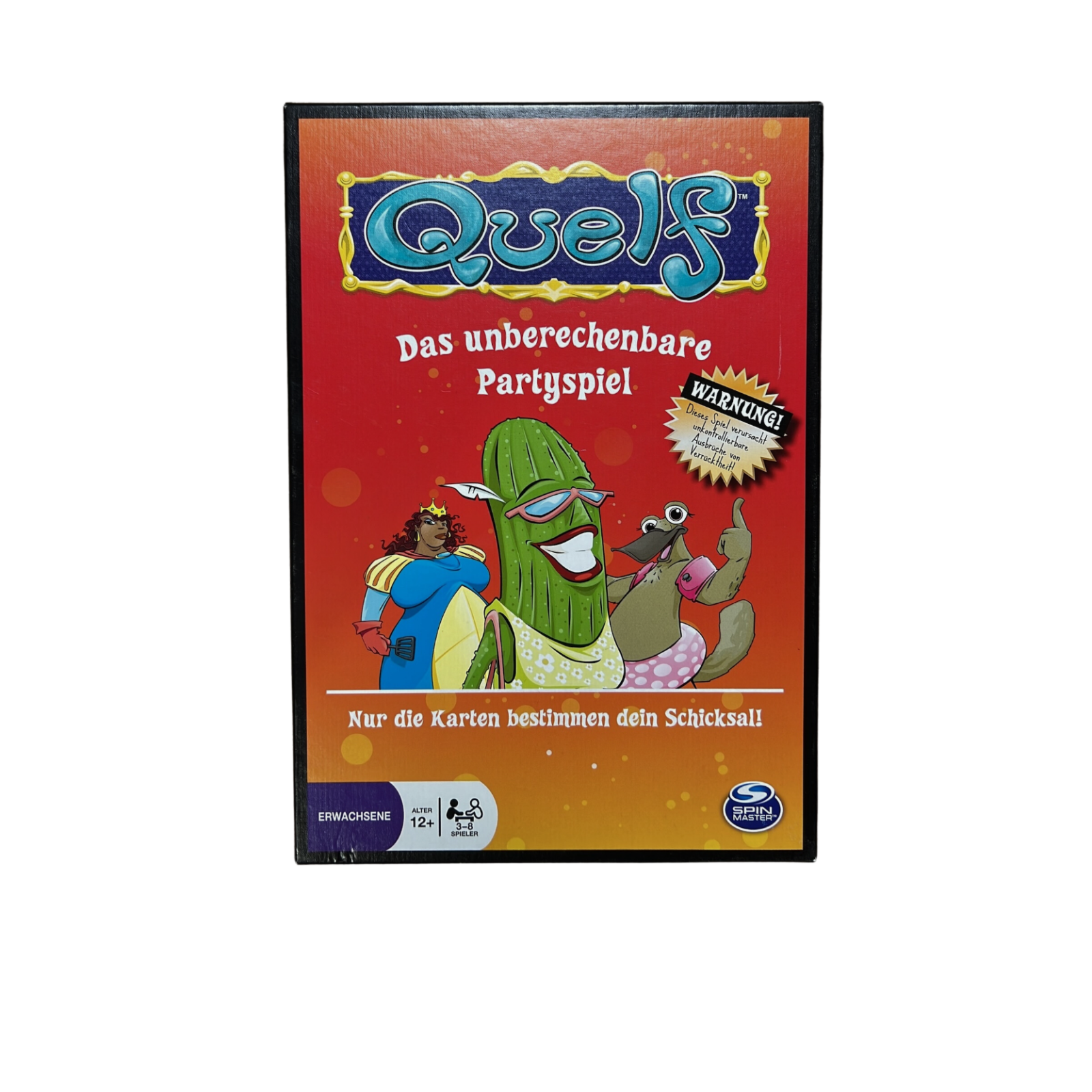 Quelf Brettspiel das unberechenbare Partyspiel Spin Master Spiel - Vollständig - Ansicht 1