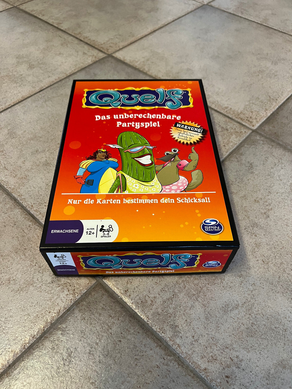 Quelf Brettspiel das unberechenbare Partyspiel Spin Master Spiel - Vollständig - Ansicht 2