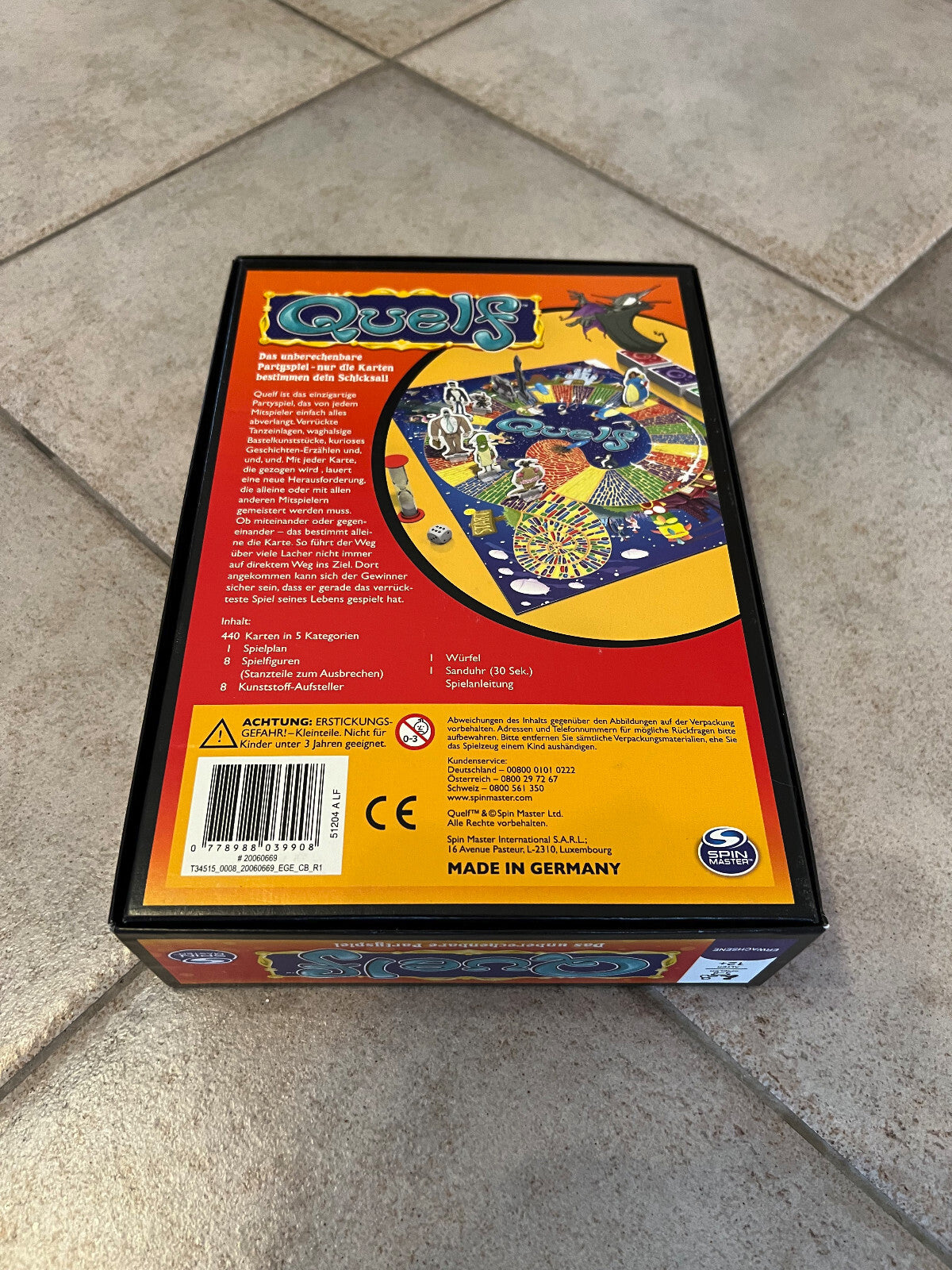 Quelf Brettspiel das unberechenbare Partyspiel Spin Master Spiel - Vollständig - Ansicht 4