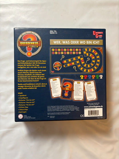 QUERDENKER DE LUXE Spiel UNIVERSITY GAMES - Vollständig - Ansicht 8
