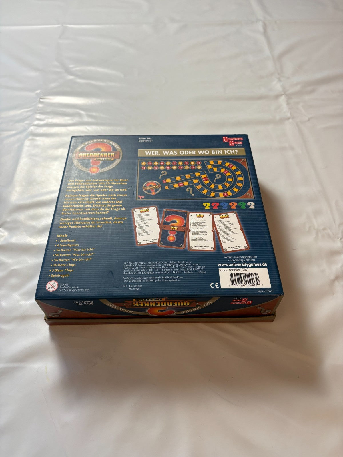 QUERDENKER DE LUXE Spiel UNIVERSITY GAMES - Vollständig - Ansicht 9