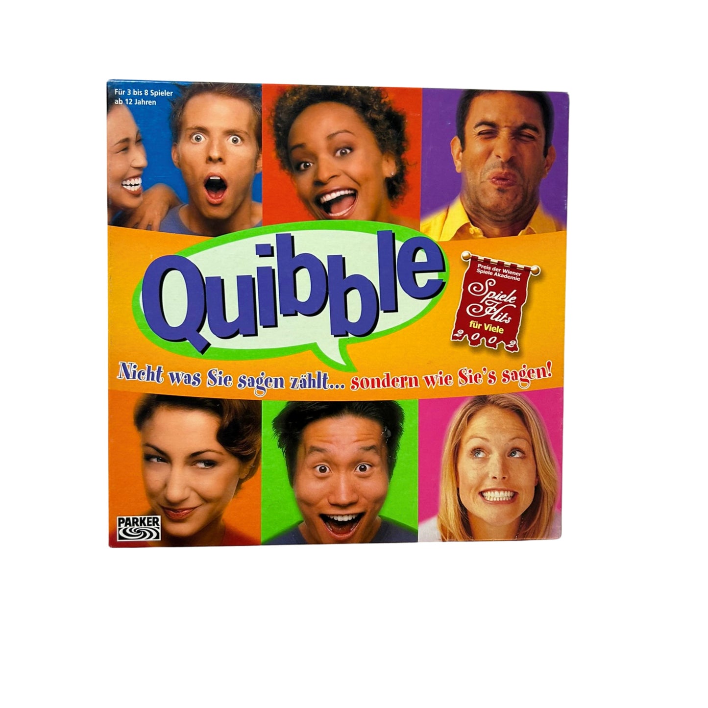 Quibble Partyspiel - Parker – SKU A6440 – Gesellschaftsspiel gebraucht kaufen bei Brettspielimperium