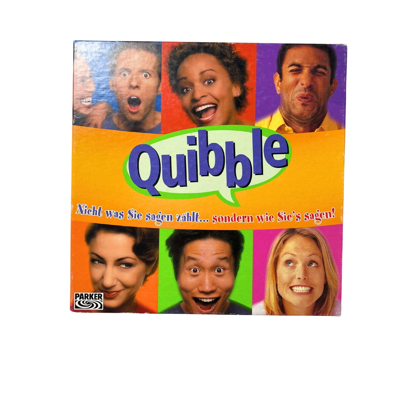 Quibble Partyspiel - Parker – SKU A8242 – Gesellschaftsspiel gebraucht kaufen bei Brettspielimperium