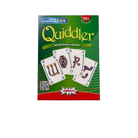 Quiddler Kartenspiel - Amigo 1998 – SKU A12700 – Kartenspiel gebraucht kaufen bei Brettspielimperium