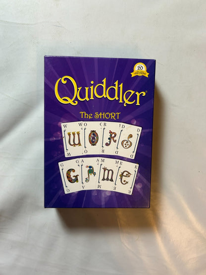 Quiddler Kartenspiel The Short Asmodee englisch 1996  Vollsändig - Ansicht 2