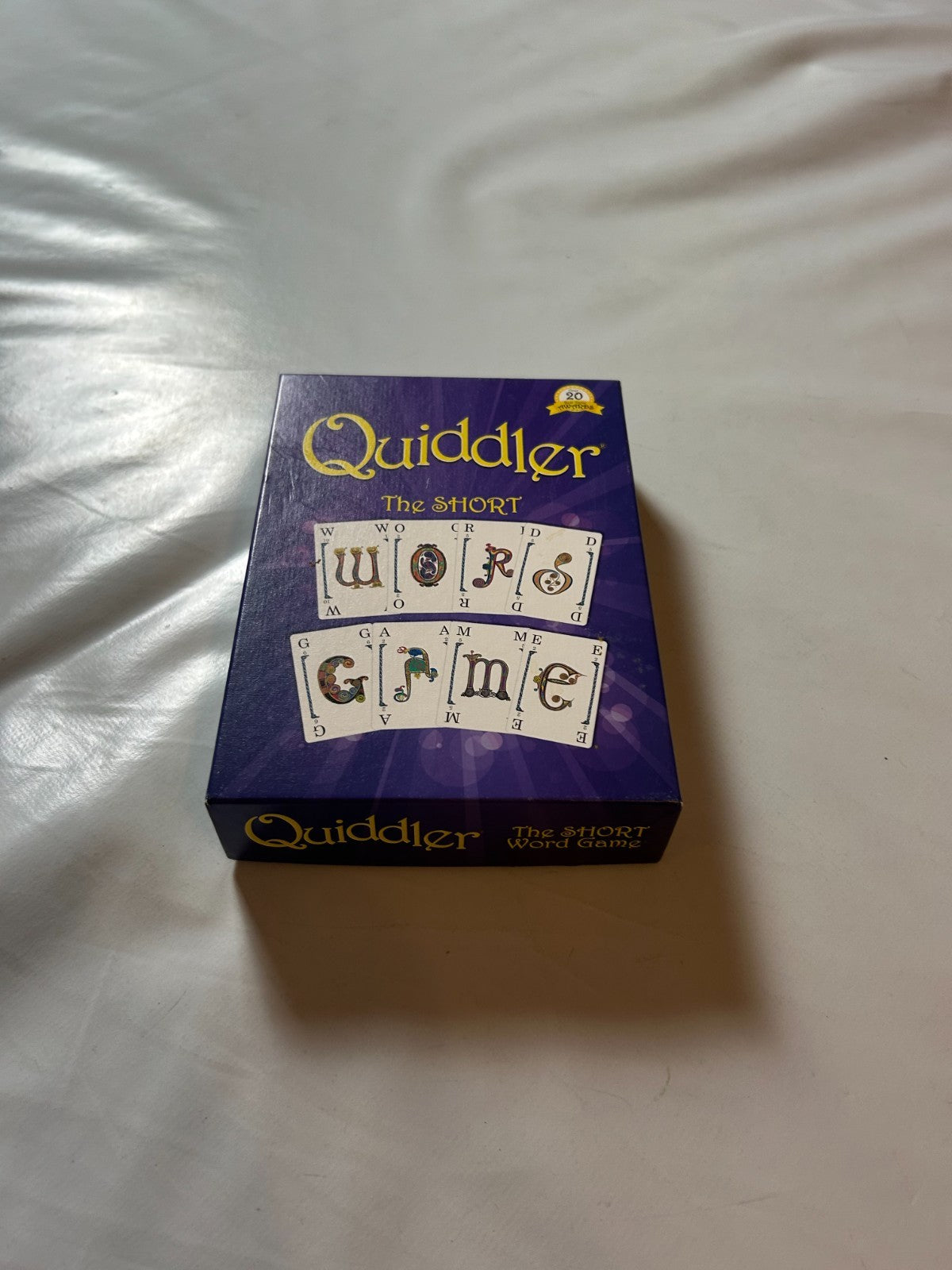Quiddler Kartenspiel The Short Asmodee englisch 1996  Vollsändig - Ansicht 3