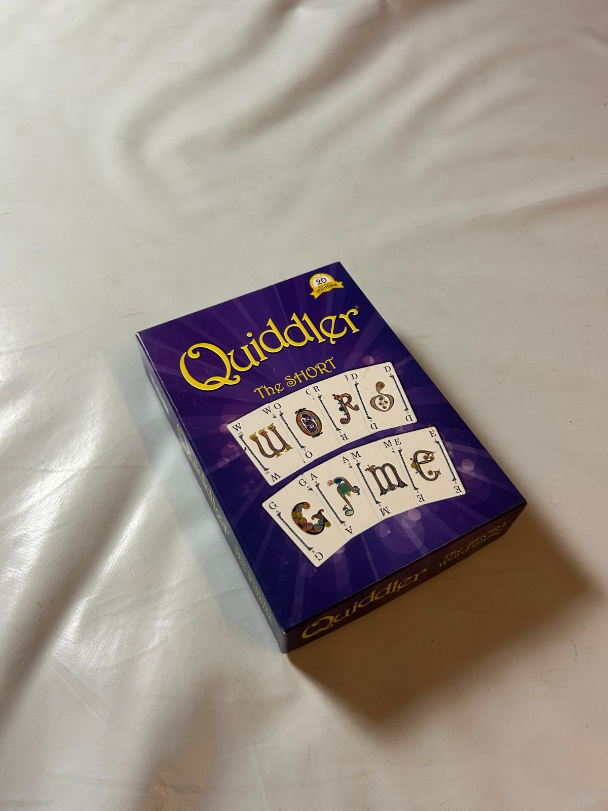 Quiddler Kartenspiel The Short Asmodee englisch 1996  Vollsändig - Ansicht 5