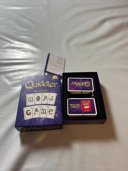 Quiddler Kartenspiel The Short Asmodee englisch 1996  Vollsändig - Ansicht 7