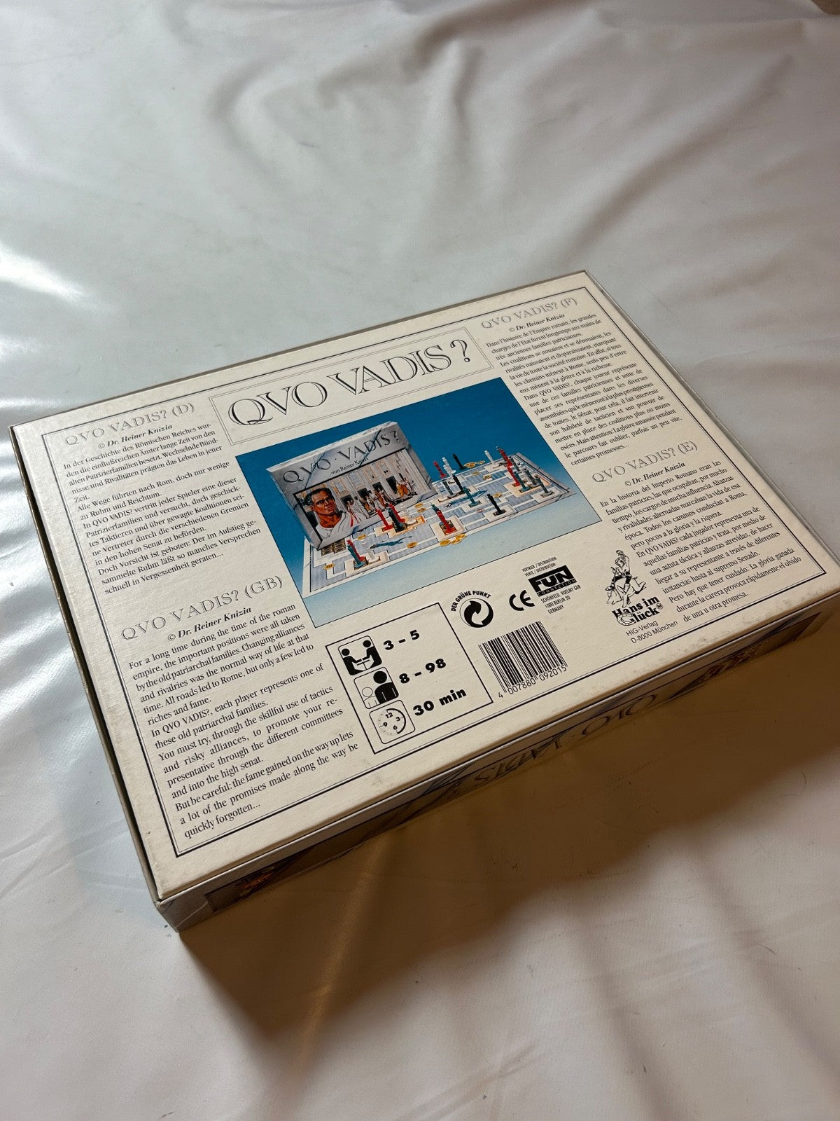 QUO VADIS ? Qvo Vadis? Brettspiel Taktikspiel Hans im Glück  Vollständig - Ansicht 13