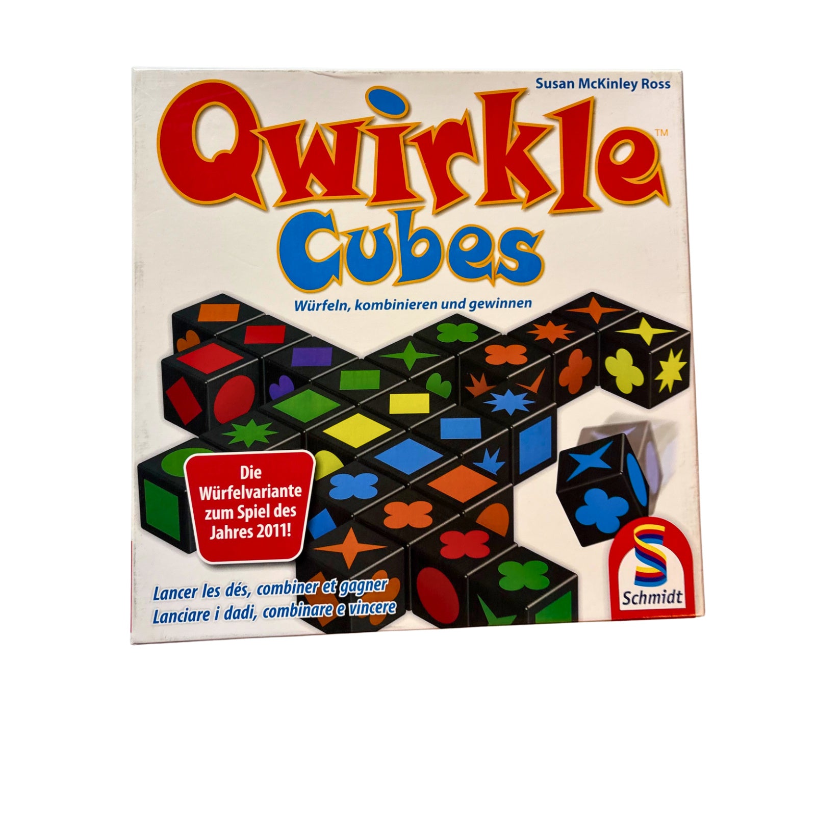 Qwirkle Cubes - Schmidt Spiele – SKU A13659 – Gesellschaftsspiel gebraucht kaufen bei Brettspielimperium