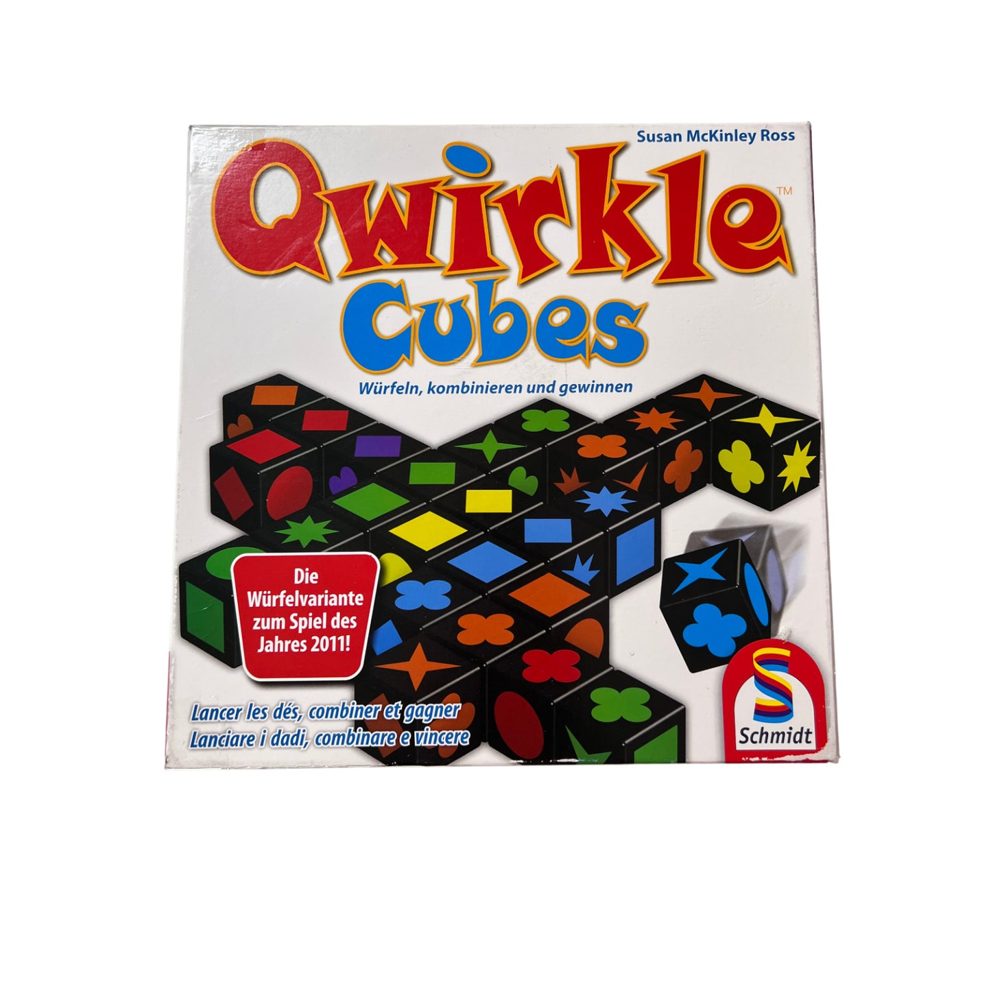 Qwirkle Cubes Schmidt Spiele – SKU A14294 – Gesellschaftsspiel gebraucht kaufen bei Brettspielimperium