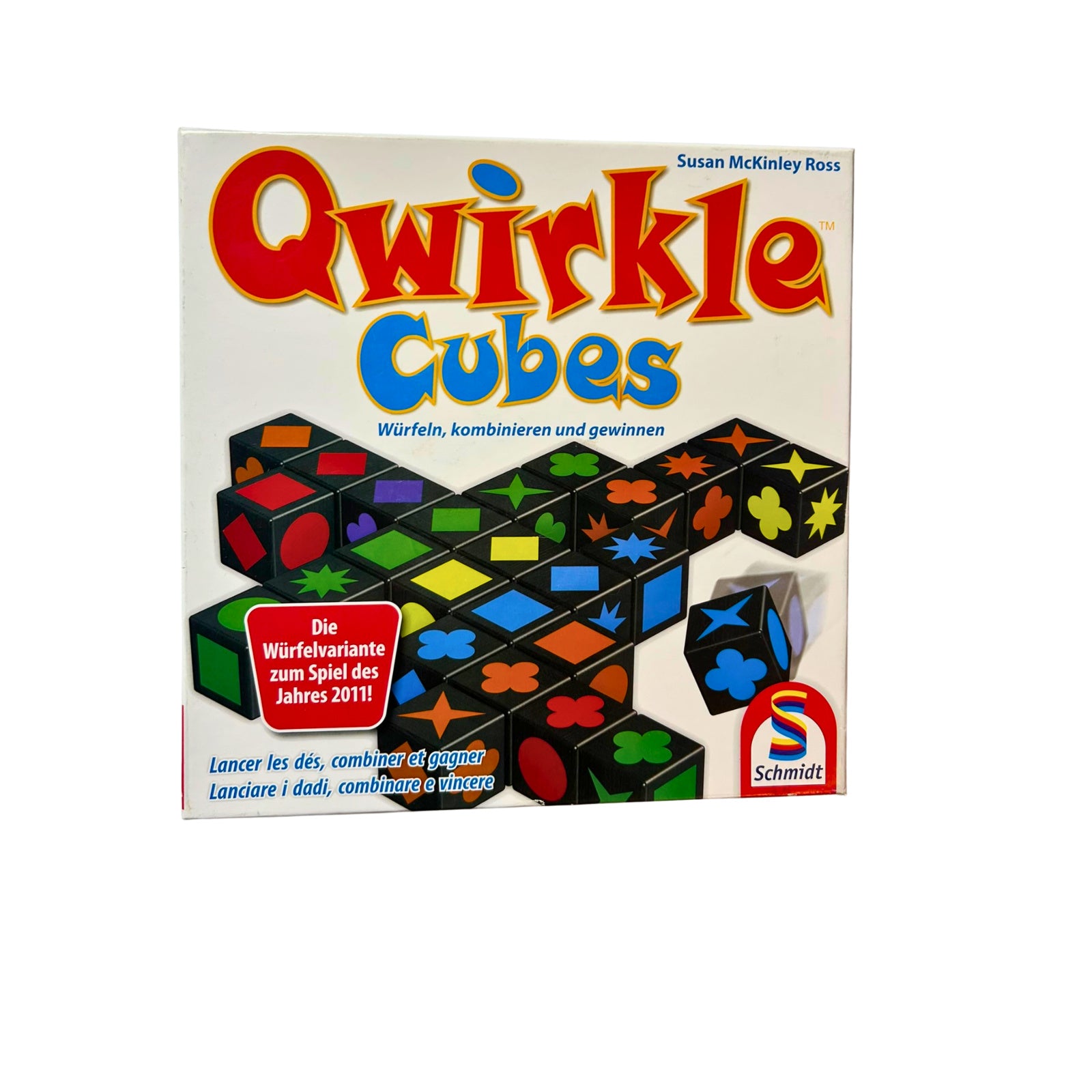 Qwirkle Cubes - Schmidt Spiele – SKU A9174 – Gesellschaftsspiel gebraucht kaufen bei Brettspielimperium