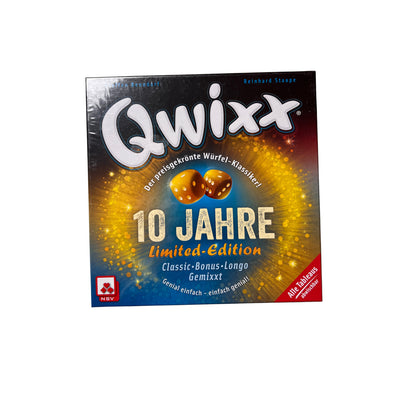 Qwixx 10 Jahre Limited Edition NSV Würfelspiel – SKU A13373 – Gesellschaftsspiel neu kaufen bei Brettspielimperium