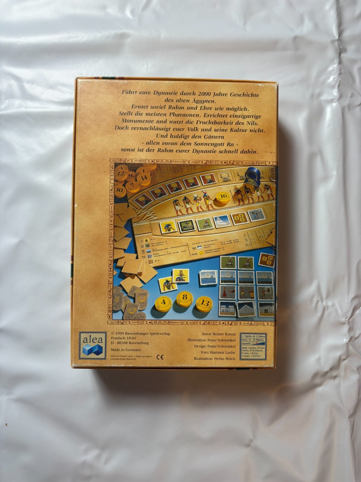 Ra Alea Ravensburger 1999 komplett Reiner Knizia Strategiespiel - Vollständig - Ansicht 12