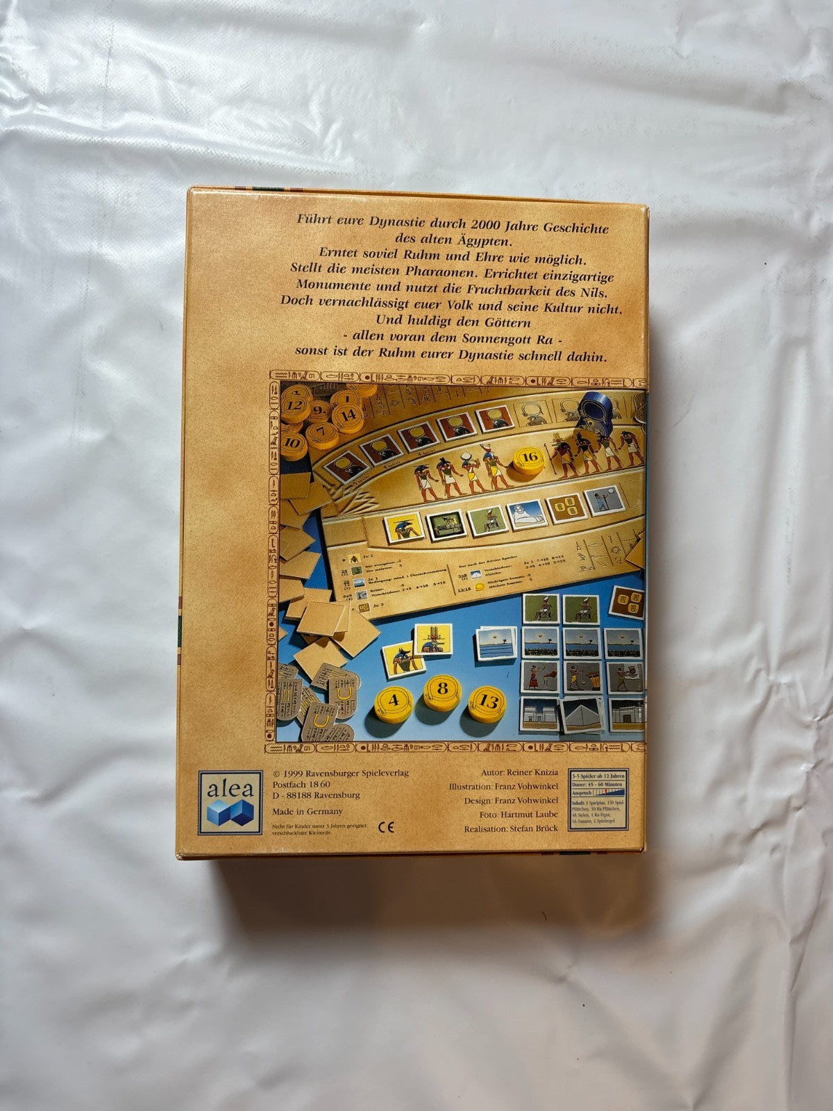 Ra Alea Ravensburger 1999 komplett Reiner Knizia Strategiespiel - Vollständig - Ansicht 8