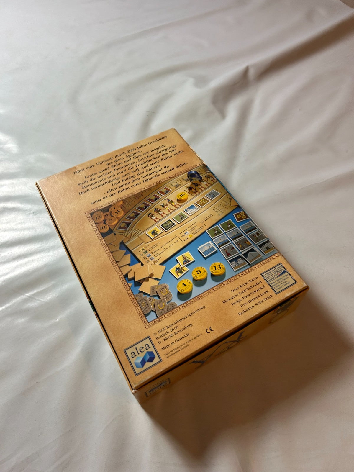 RA Gesellschaftsspiel Alea Ägypten Familienspiel 1999  vollständig - Ansicht 11