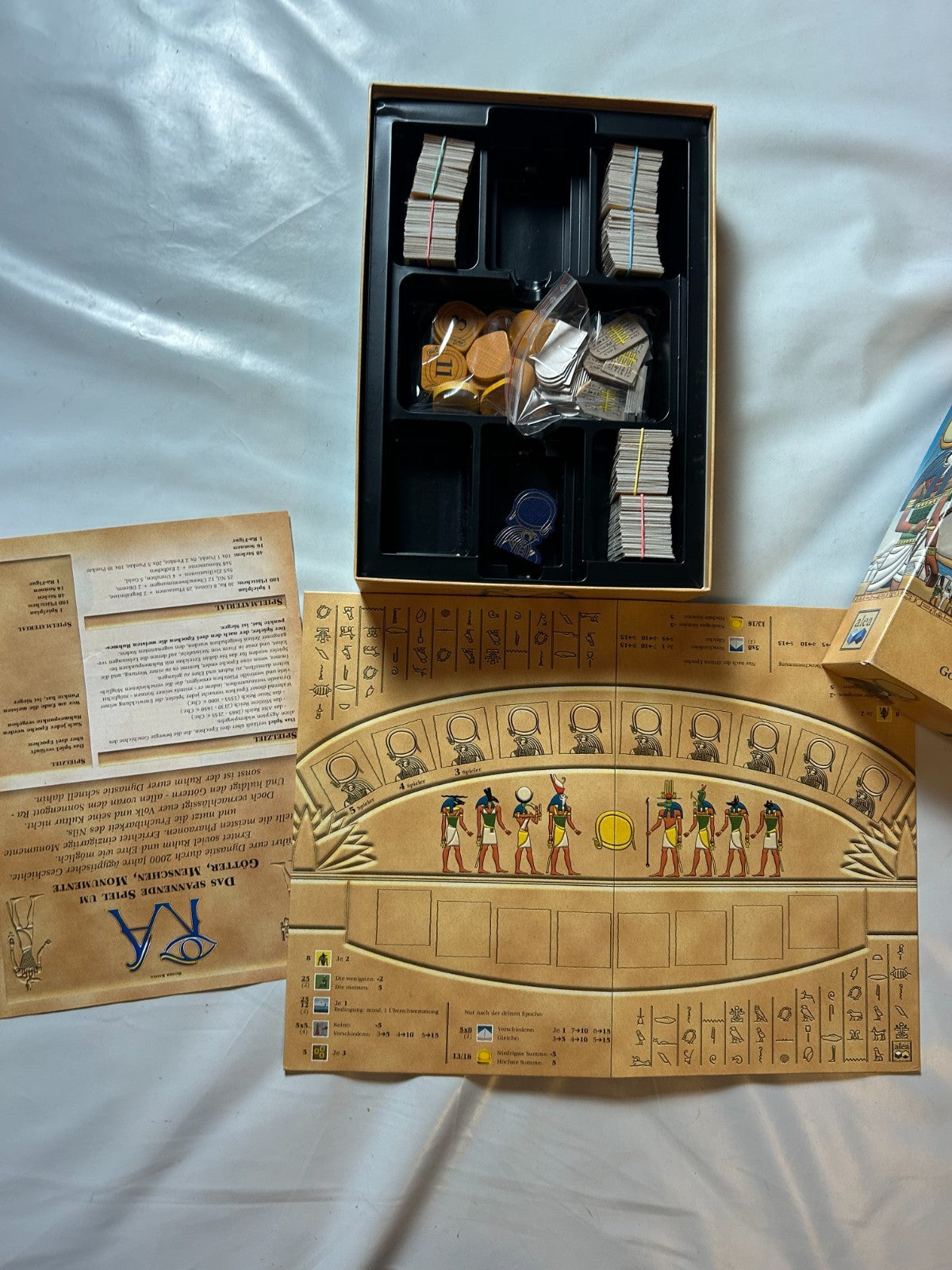 RA Gesellschaftsspiel Alea Ägypten Familienspiel 1999  vollständig - Ansicht 6