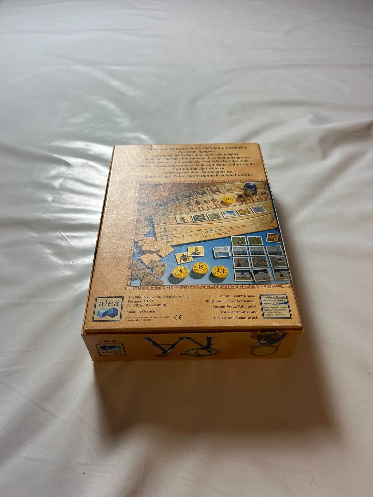 RA Gesellschaftsspiel Alea Ägypten Familienspiel 1999  vollständig - Ansicht 9