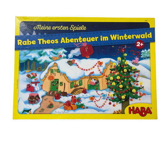 Rabe Theos Abenteuer im Winterwald Spiel HABA -Vollständig - Ansicht 1