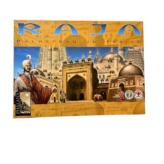 Raja Palastbau in Indien von Phalanx Spiele Kramer und Kiesling - Unbespielt – SKU A12124 – Gesellschaftsspiel gebraucht kaufen bei Brettspielimperium