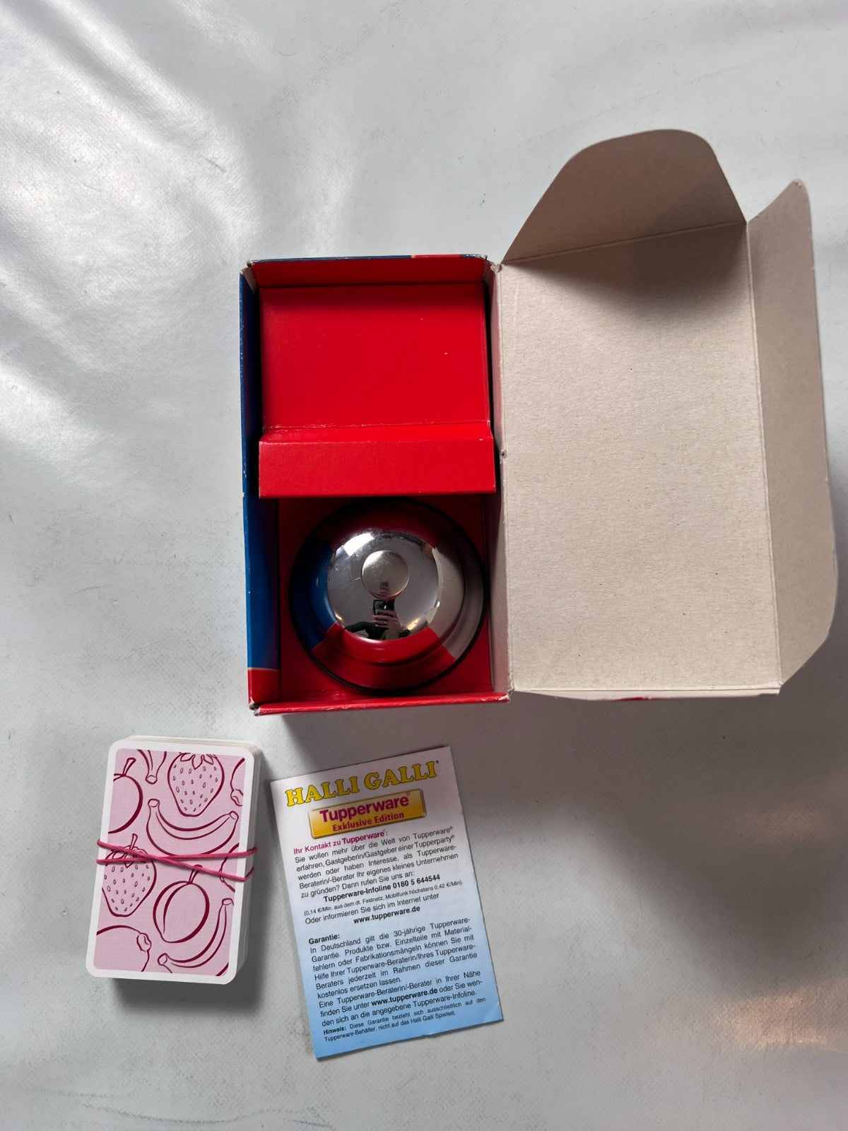 Rarität Halli Galli  Exklusive Tupperware Edition Spiel von Amigo - Vollständig - Ansicht 2