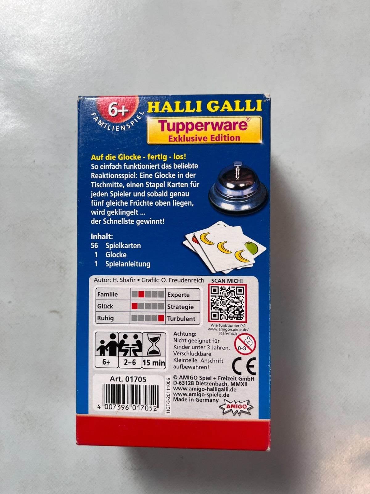 Rarität Halli Galli  Exklusive Tupperware Edition Spiel von Amigo - Vollständig - Ansicht 8