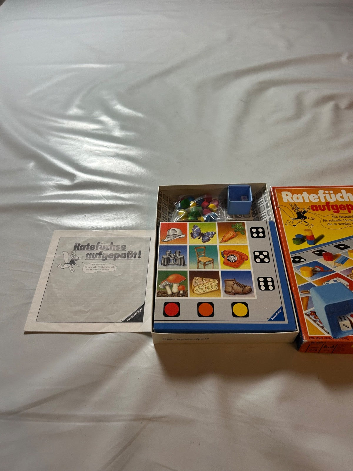 Ratefüchse aufgepasst Ravensburger 1988 Vintage Brettspiel  Vollständig - Ansicht 10
