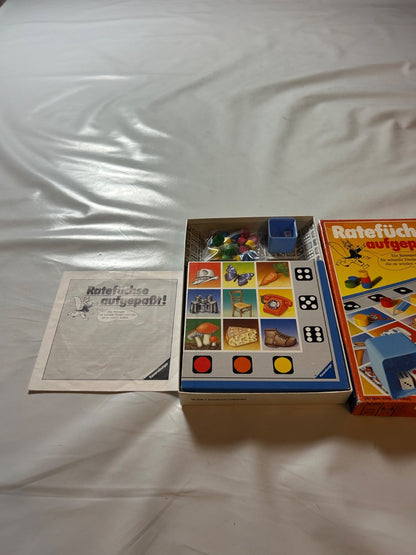 Ratefüchse aufgepasst Ravensburger 1988 Vintage Brettspiel  Vollständig - Ansicht 10