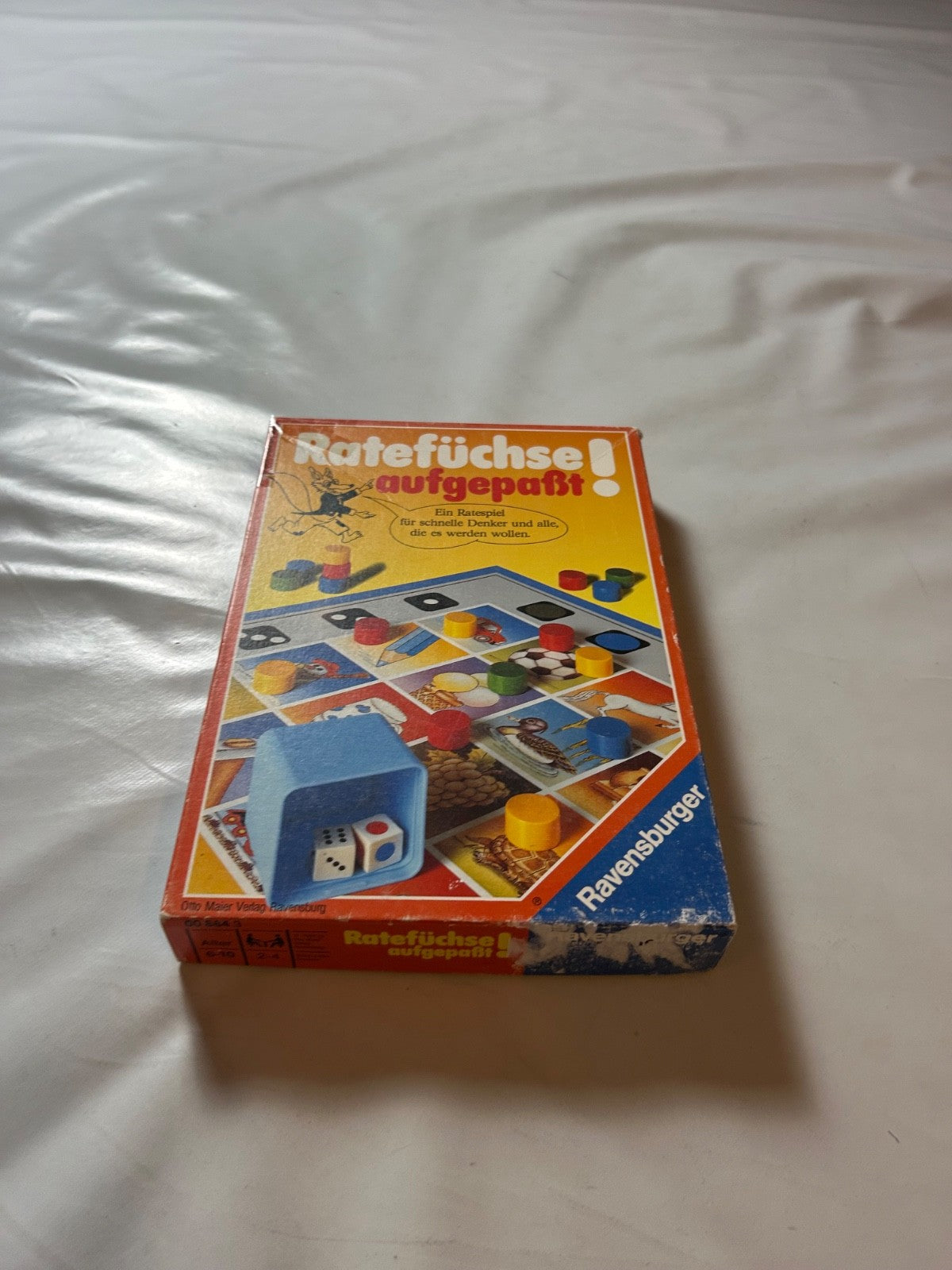 Ratefüchse aufgepasst Ravensburger 1988 Vintage Brettspiel  Vollständig - Ansicht 3