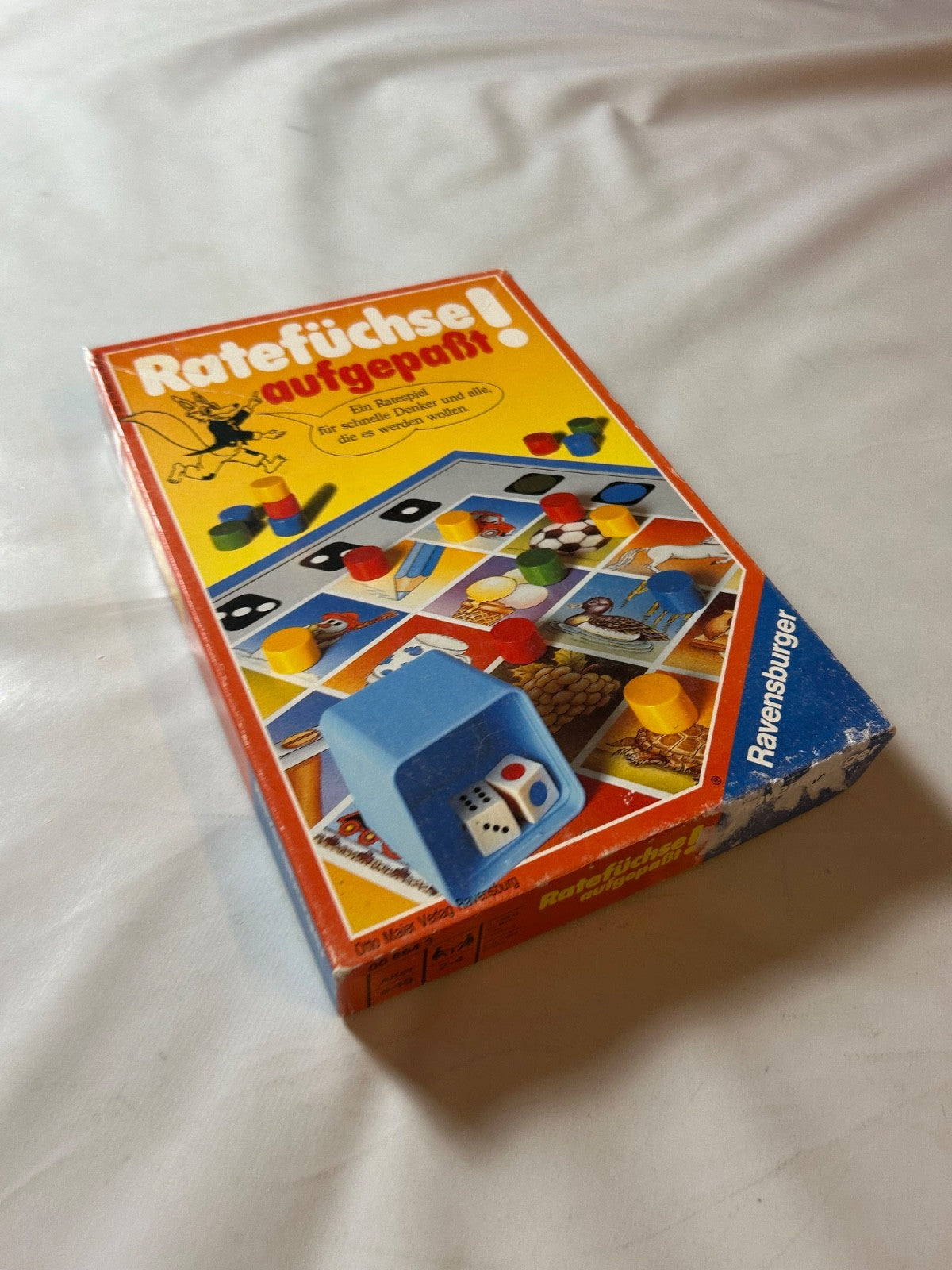 Ratefüchse aufgepasst Ravensburger 1988 Vintage Brettspiel  Vollständig - Ansicht 5