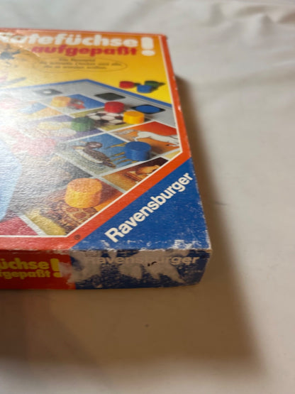 Ratefüchse aufgepasst Ravensburger 1988 Vintage Brettspiel  Vollständig - Ansicht 6