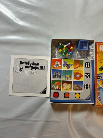 Ratefüchse aufgepasst Ravensburger 1988 Vintage Brettspiel  Vollständig - Ansicht 9