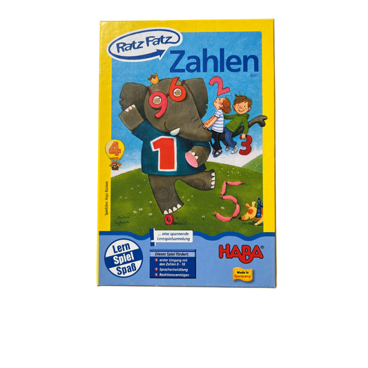 RatzFatz Zahlen HABA Spiel Kinderspiel Lernspiel  Vollständig - Ansicht 1