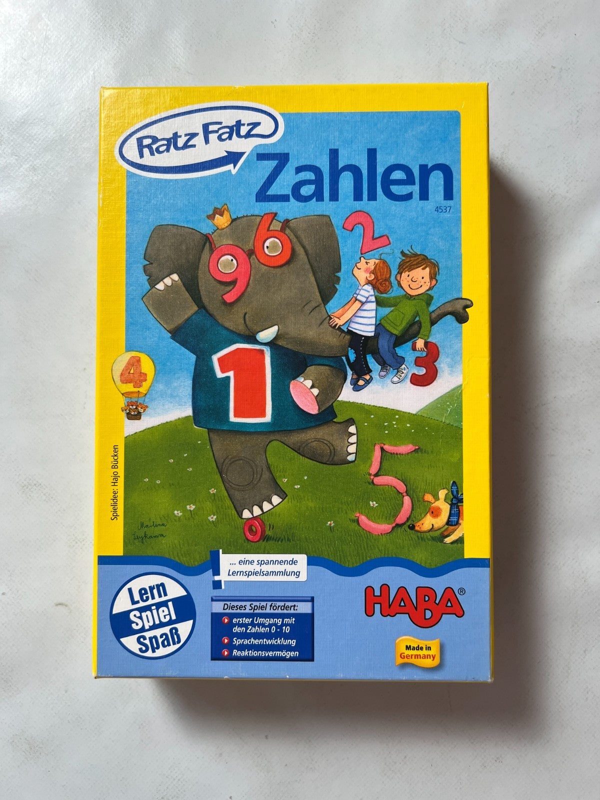 RatzFatz Zahlen HABA Spiel Kinderspiel Lernspiel  Vollständig - Ansicht 4