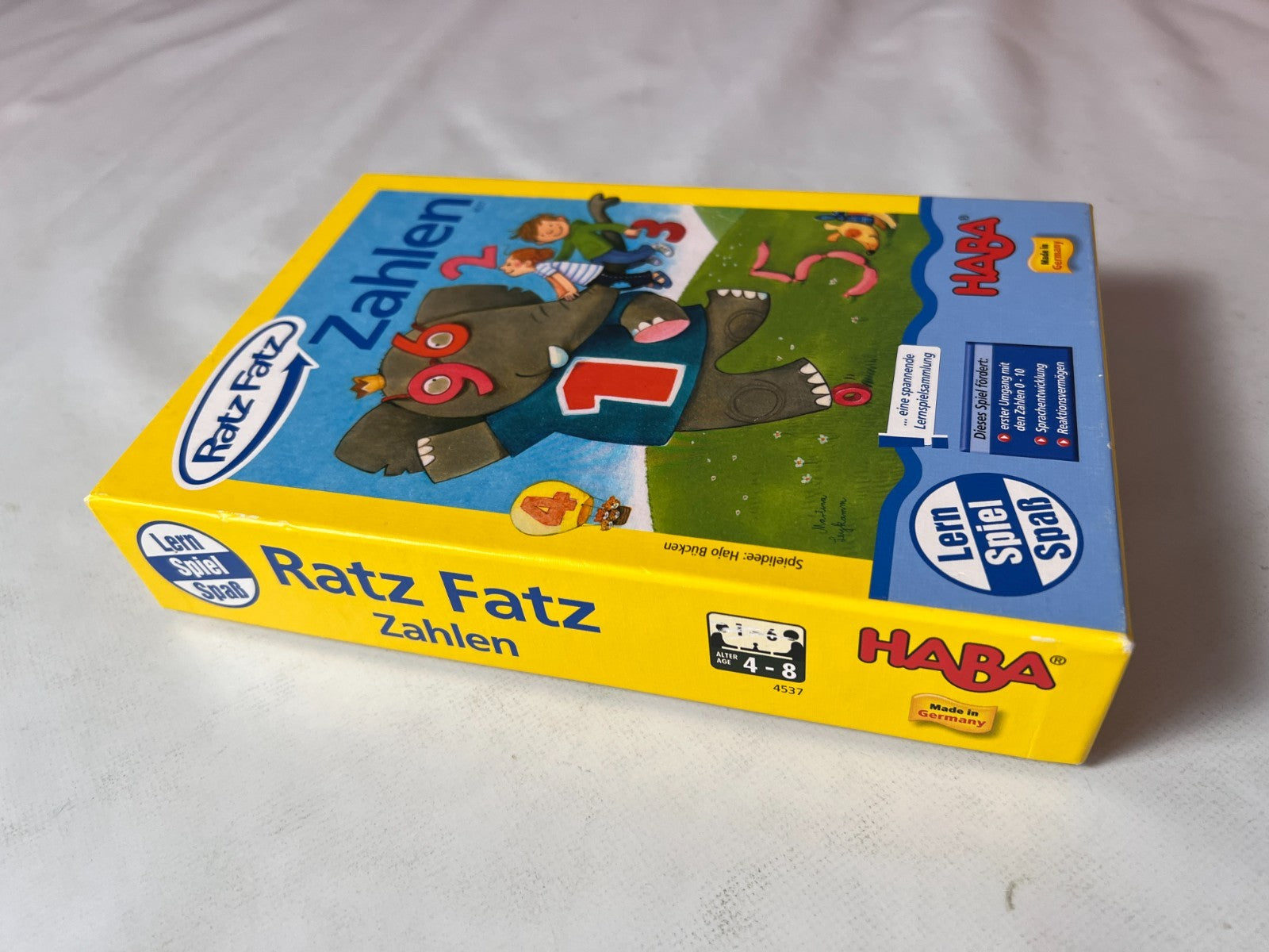 RatzFatz Zahlen HABA Spiel Kinderspiel Lernspiel  Vollständig - Ansicht 5