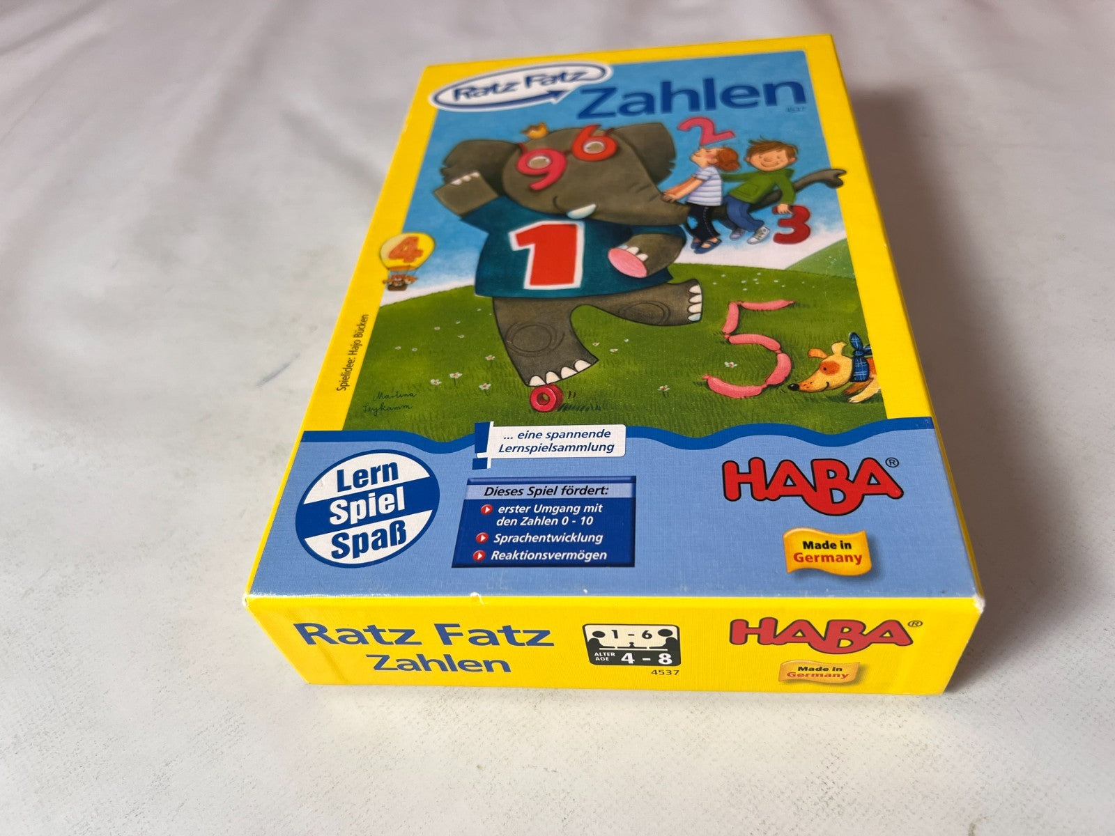 RatzFatz Zahlen HABA Spiel Kinderspiel Lernspiel  Vollständig - Ansicht 8