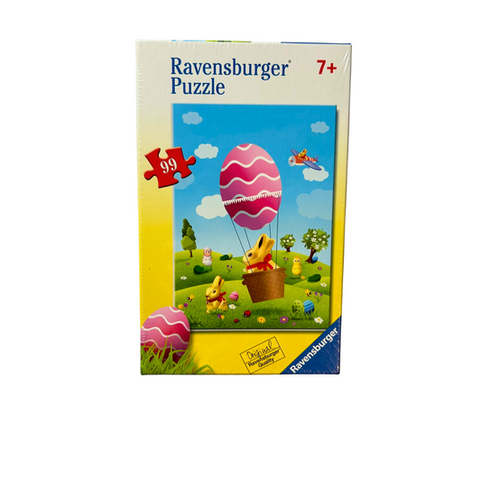 Ravensburger 2021 Puzzle 99 Teile Hase Heißluftballon Lindt - NEU in Folie - Ansicht 1