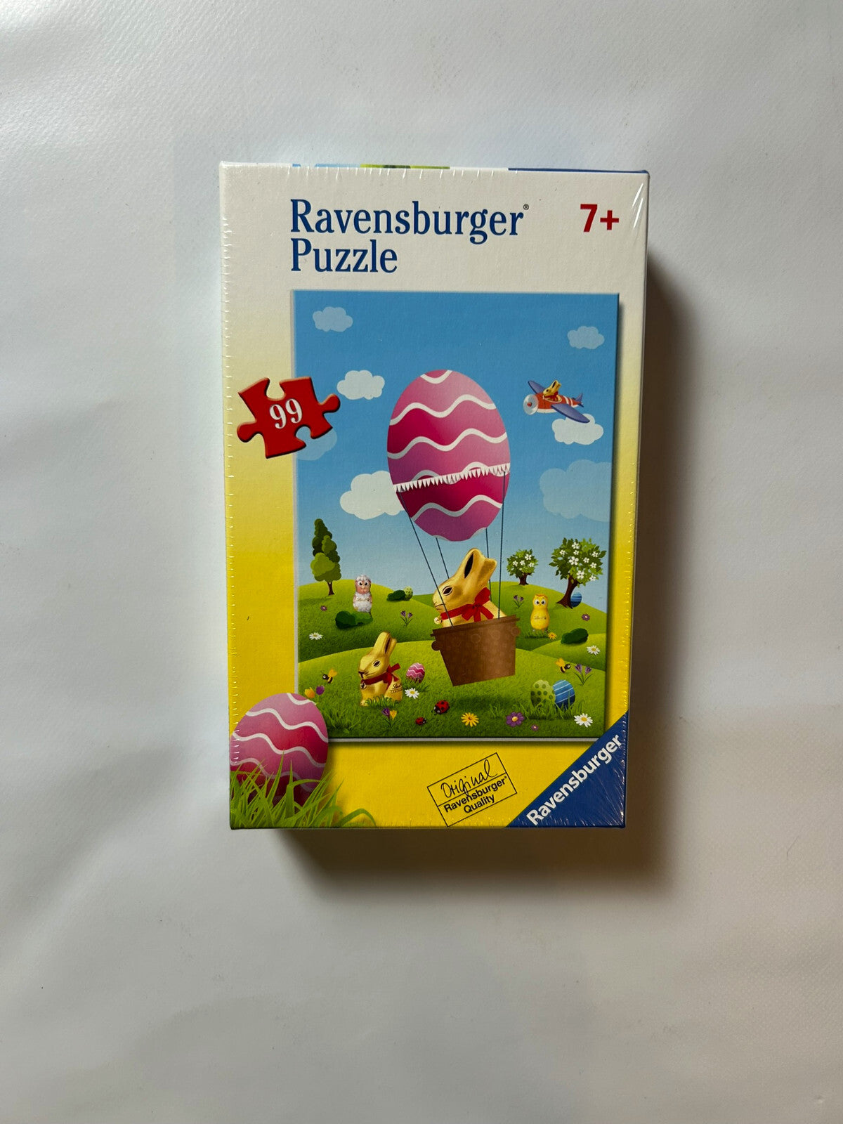Ravensburger 2021 Puzzle 99 Teile Hase Heißluftballon Lindt - NEU in Folie - Ansicht 2