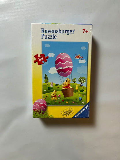Ravensburger 2021 Puzzle 99 Teile Hase Heißluftballon Lindt - NEU in Folie - Ansicht 2