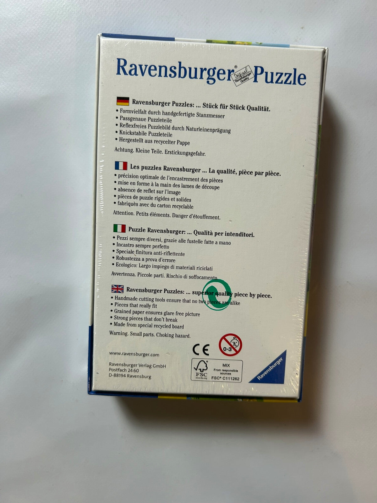 Ravensburger 2021 Puzzle 99 Teile Hase Heißluftballon Lindt - NEU in Folie - Ansicht 4